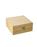 Caja de madera logo doTerra