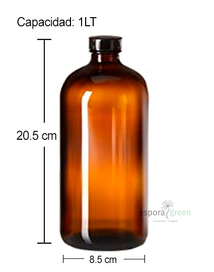 Botella-Vidrio-Ambar-1lt-Espora-Green